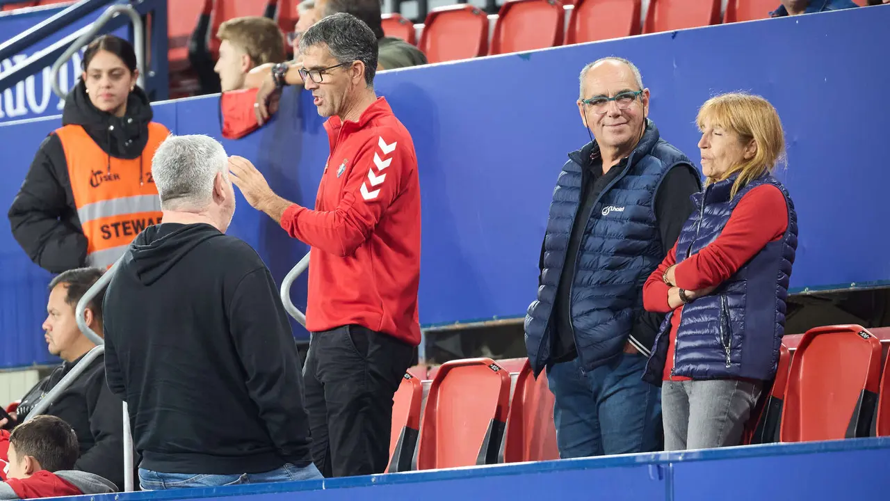 La grada del estadio de El Sadar durante el partido de La Liga EA Sports entre CA Osasuna y Getafe CF disputado en Pamplona. IÑIGO ALZUGARAY