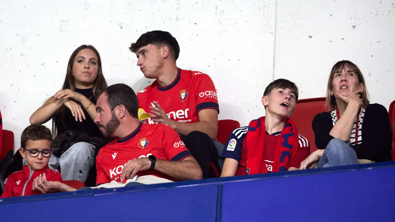 La grada del estadio de El Sadar durante el partido de La Liga EA Sports entre CA Osasuna y Getafe CF disputado en Pamplona. IÑIGO ALZUGARAY