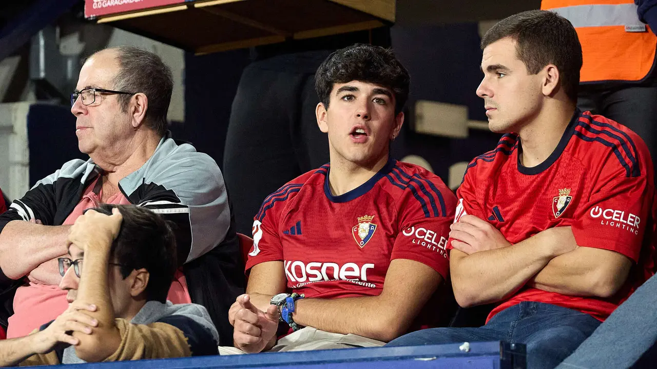 Partido de La Liga EA Sports entre CA Osasuna y Getafe CF disputado en el estadio de El Sadar en Pamplona. IÑIGO ALZUGARAY