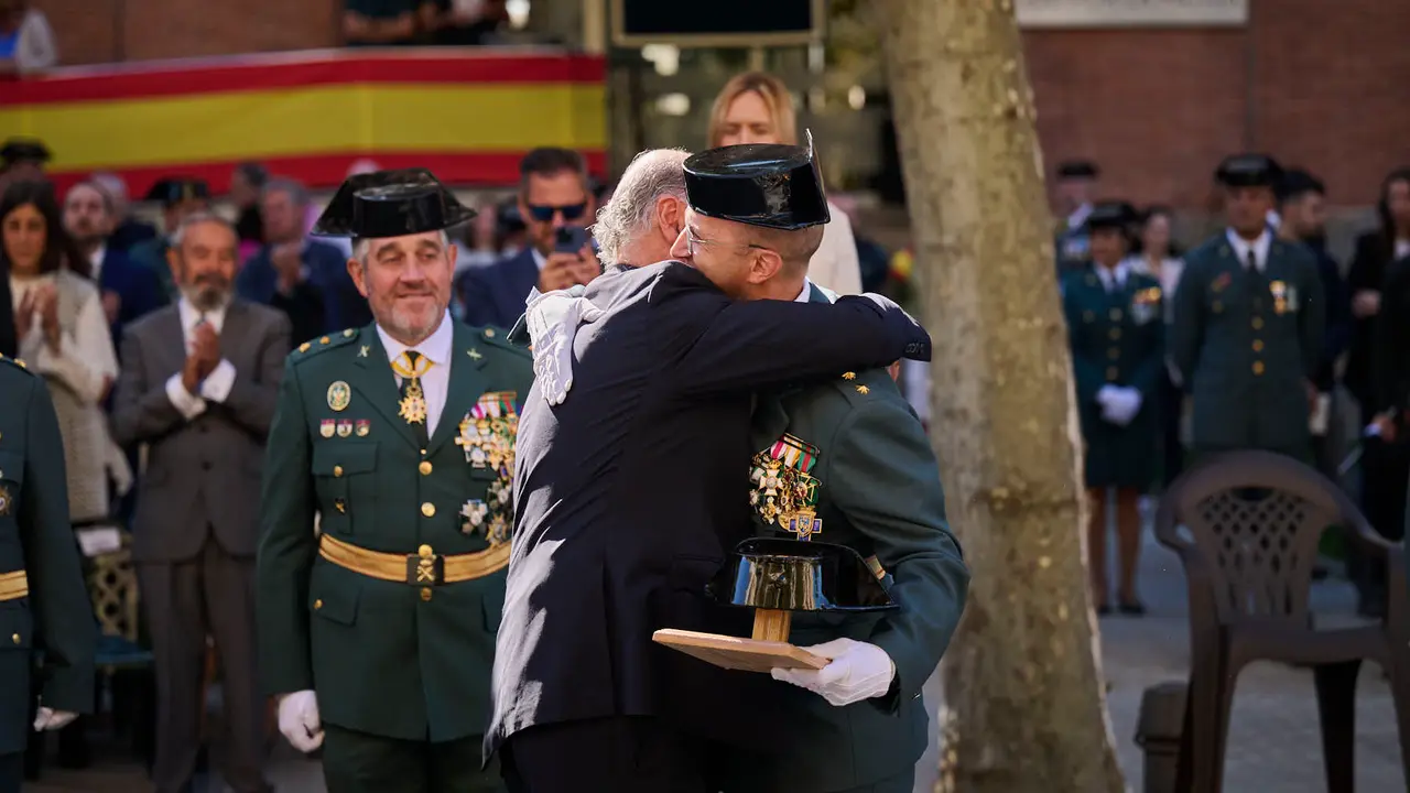 La Guardia Civil de Navarra celebra la festividad de su Patrona la Virgen del Pilar durante 2025. PABLO LASAOSA