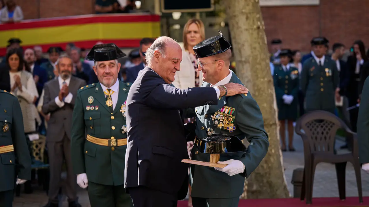 La Guardia Civil de Navarra celebra la festividad de su Patrona la Virgen del Pilar durante 2025. PABLO LASAOSA