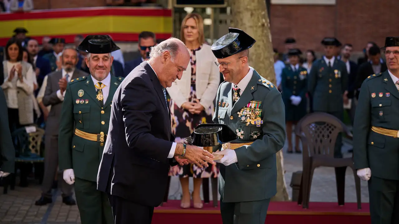La Guardia Civil de Navarra celebra la festividad de su Patrona la Virgen del Pilar durante 2025. PABLO LASAOSA