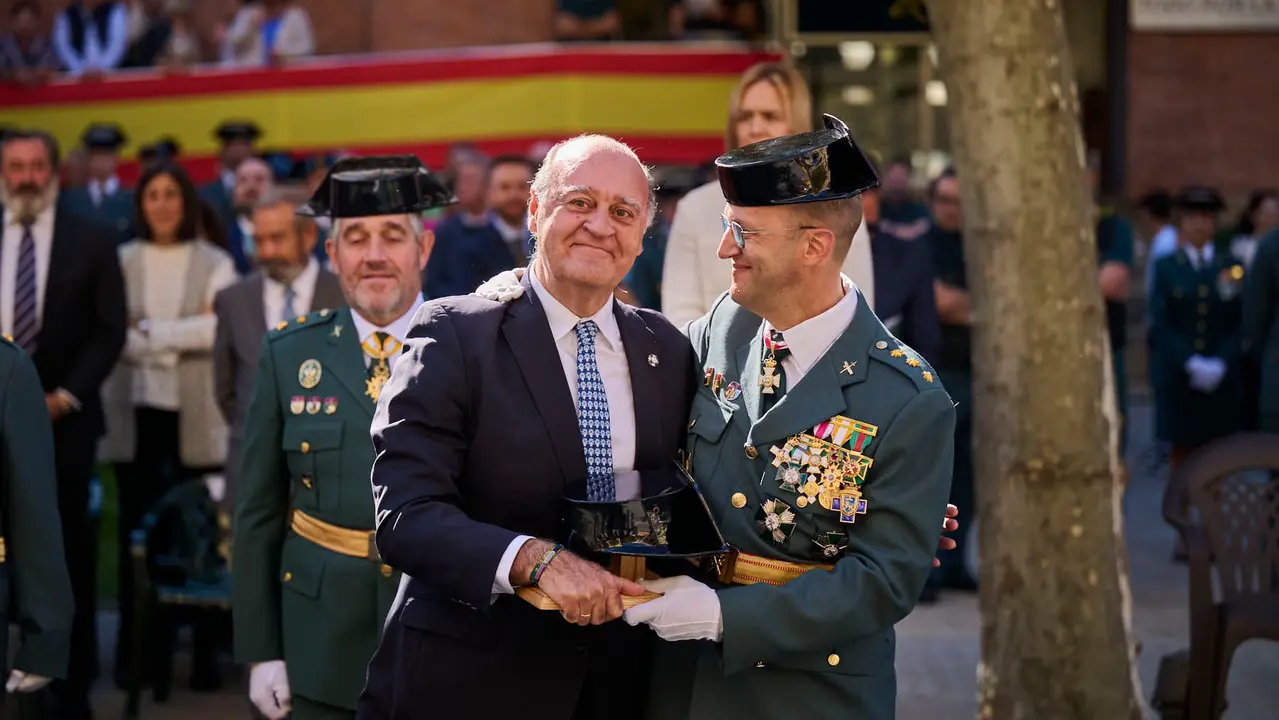 La Guardia Civil de Navarra celebra la festividad de su Patrona la Virgen del Pilar durante 2025. PABLO LASAOSA