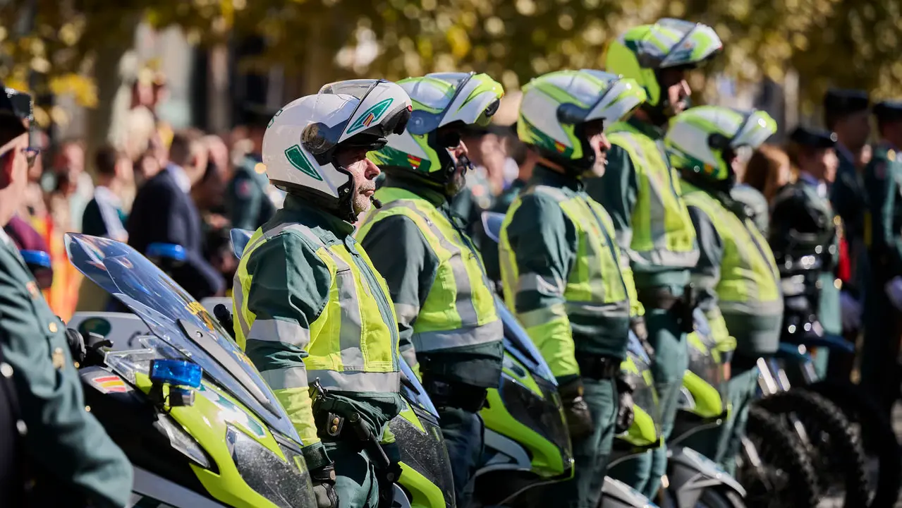 La Guardia Civil de Navarra celebra la festividad de su Patrona la Virgen del Pilar durante 2025. PABLO LASAOSA