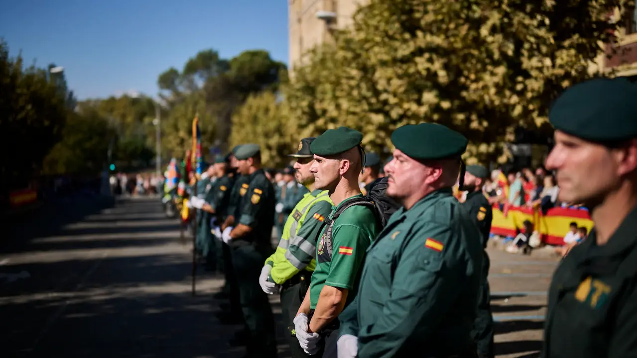 La Guardia Civil de Navarra celebra la festividad de su Patrona la Virgen del Pilar durante 2025. PABLO LASAOSA
