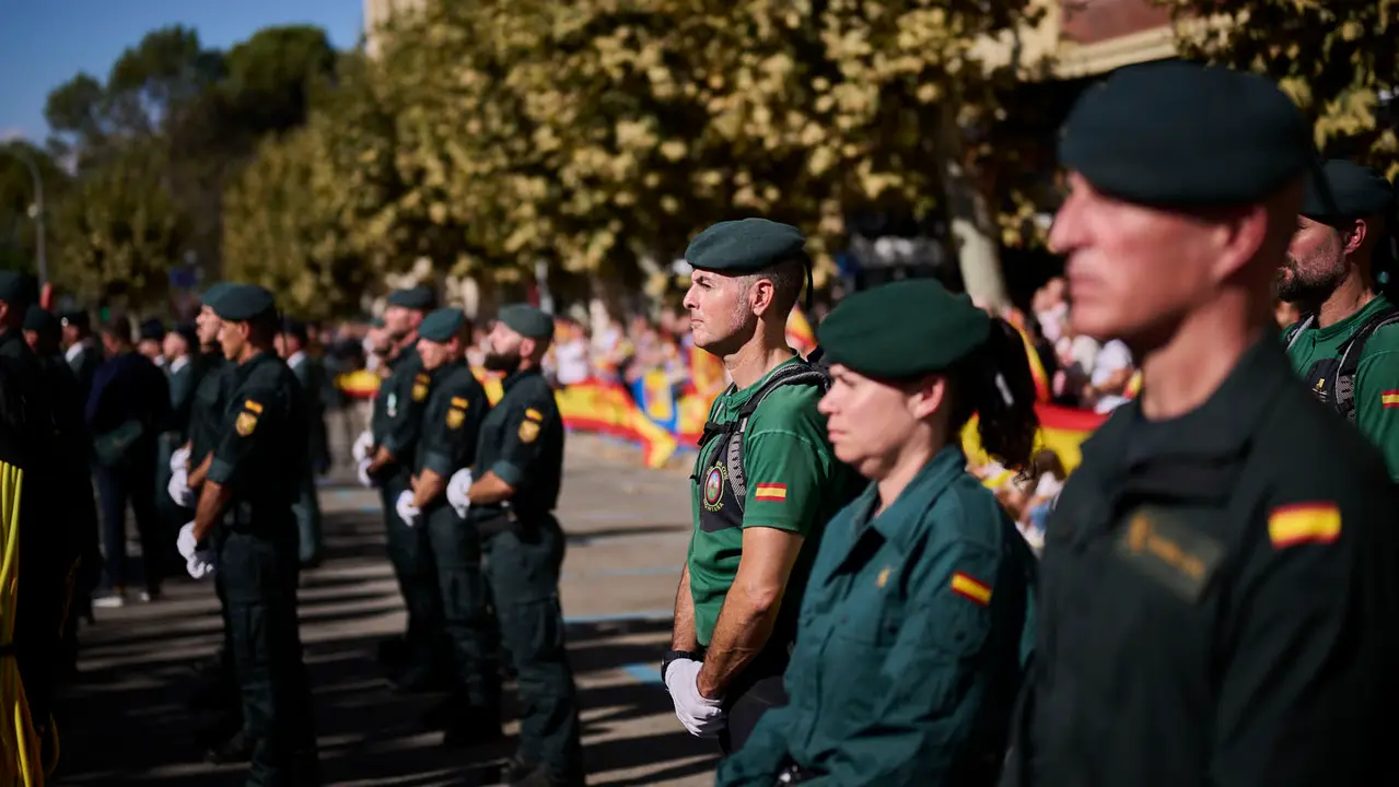 La Guardia Civil de Navarra celebra la festividad de su Patrona la Virgen del Pilar durante 2025. PABLO LASAOSA