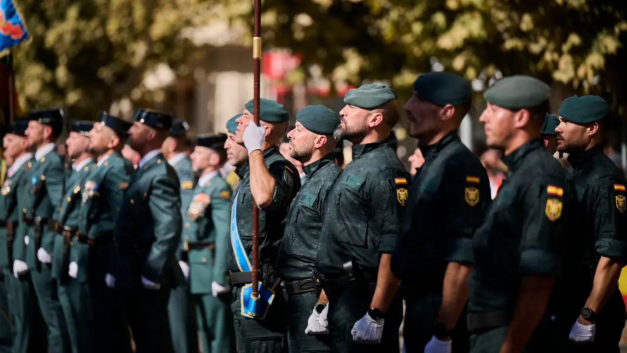 La Guardia Civil de Navarra celebra la festividad de su Patrona la Virgen del Pilar durante 2025. PABLO LASAOSA
