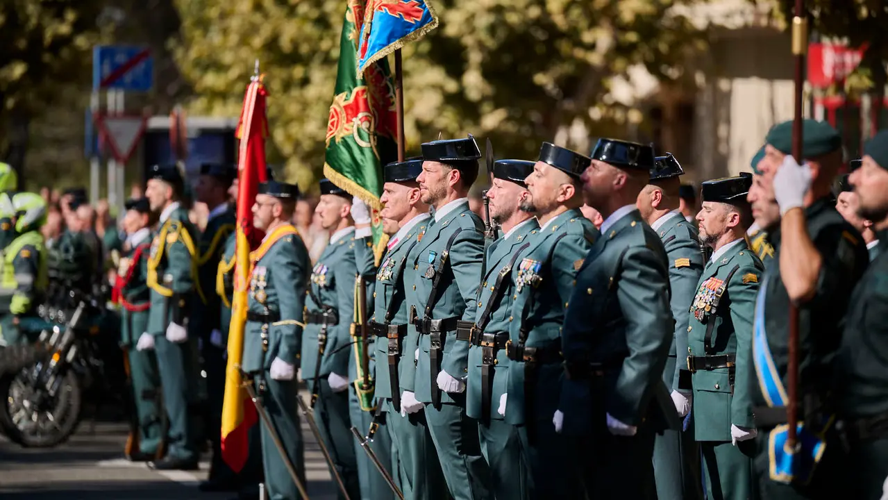 La Guardia Civil de Navarra celebra la festividad de su Patrona la Virgen del Pilar durante 2025. PABLO LASAOSA
