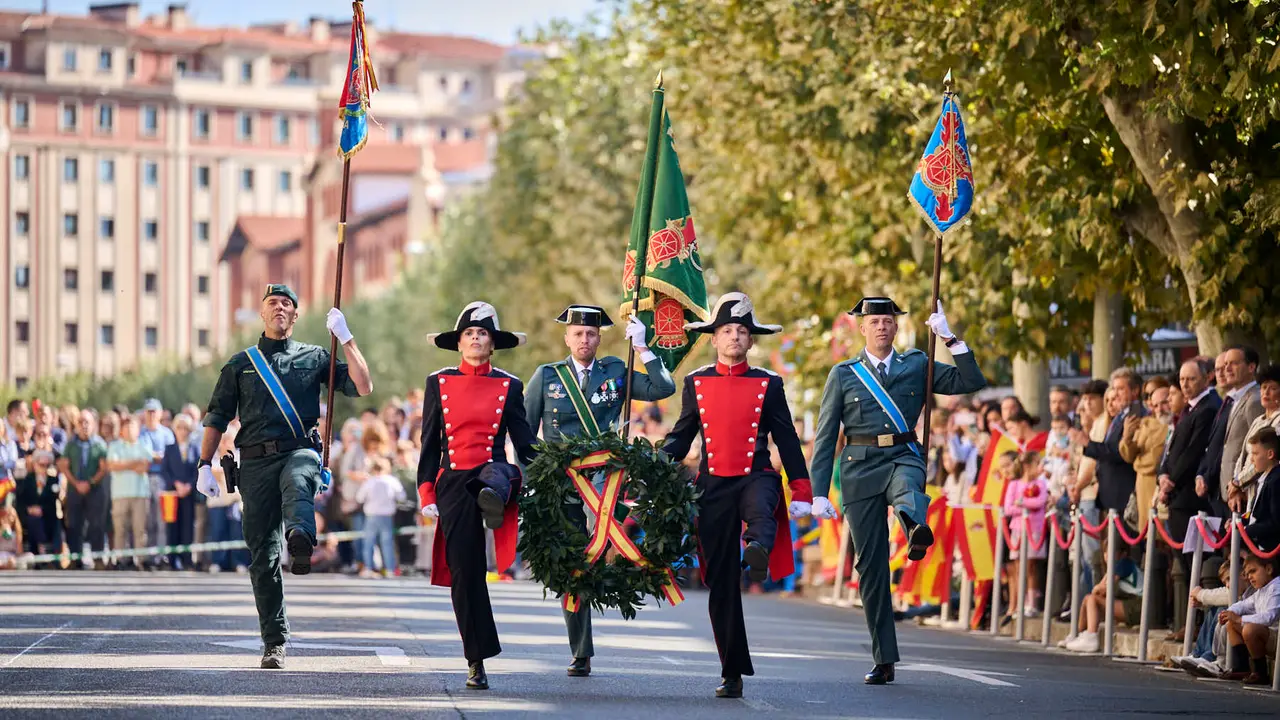 La Guardia Civil de Navarra celebra la festividad de su Patrona la Virgen del Pilar durante 2025. PABLO LASAOSA