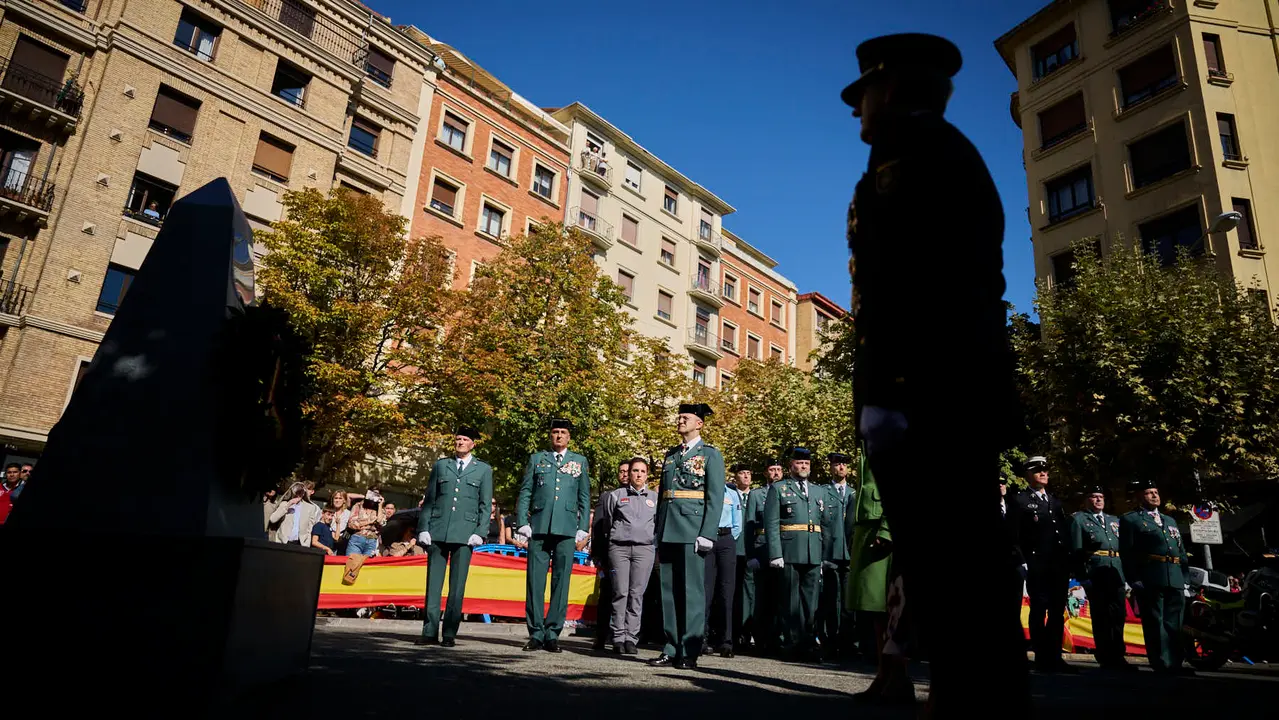 La Guardia Civil de Navarra celebra la festividad de su Patrona la Virgen del Pilar durante 2025. PABLO LASAOSA