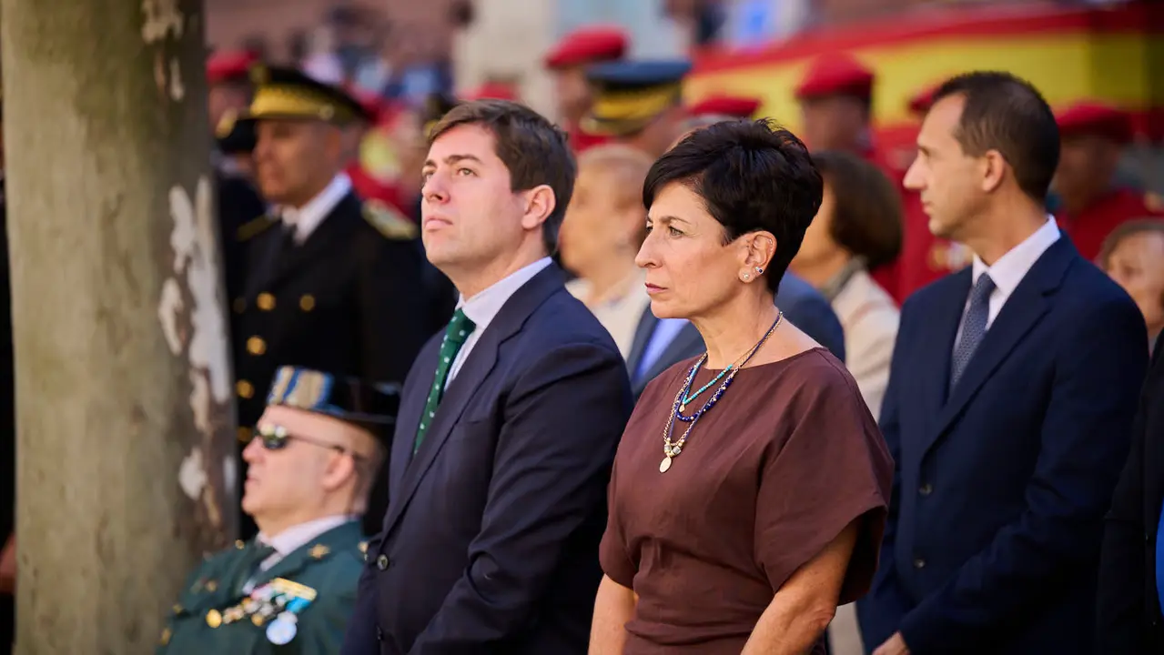 La Guardia Civil de Navarra celebra la festividad de su Patrona la Virgen del Pilar durante 2025. PABLO LASAOSA