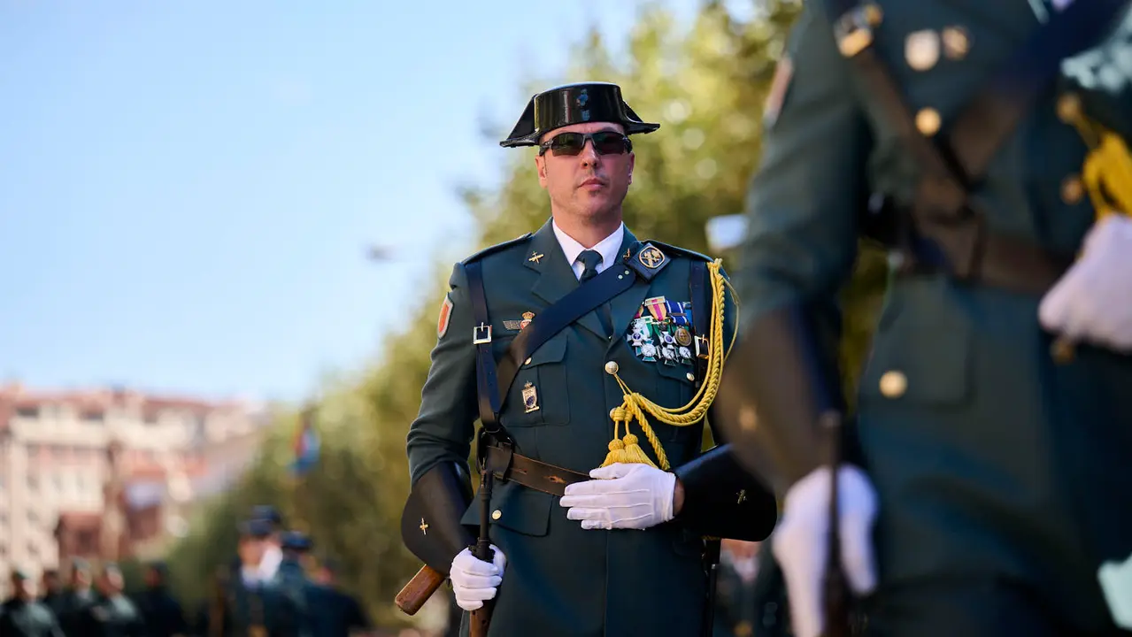 La Guardia Civil de Navarra celebra la festividad de su Patrona la Virgen del Pilar durante 2025. PABLO LASAOSA