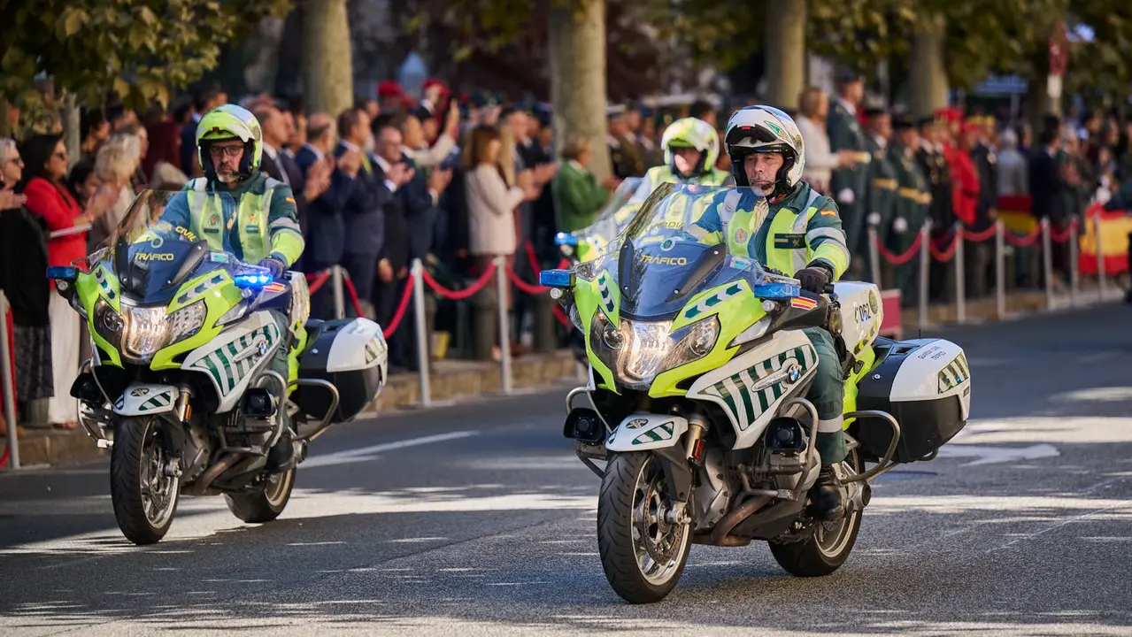 La Guardia Civil de Navarra celebra la festividad de su Patrona la Virgen del Pilar durante 2025. PABLO LASAOSA