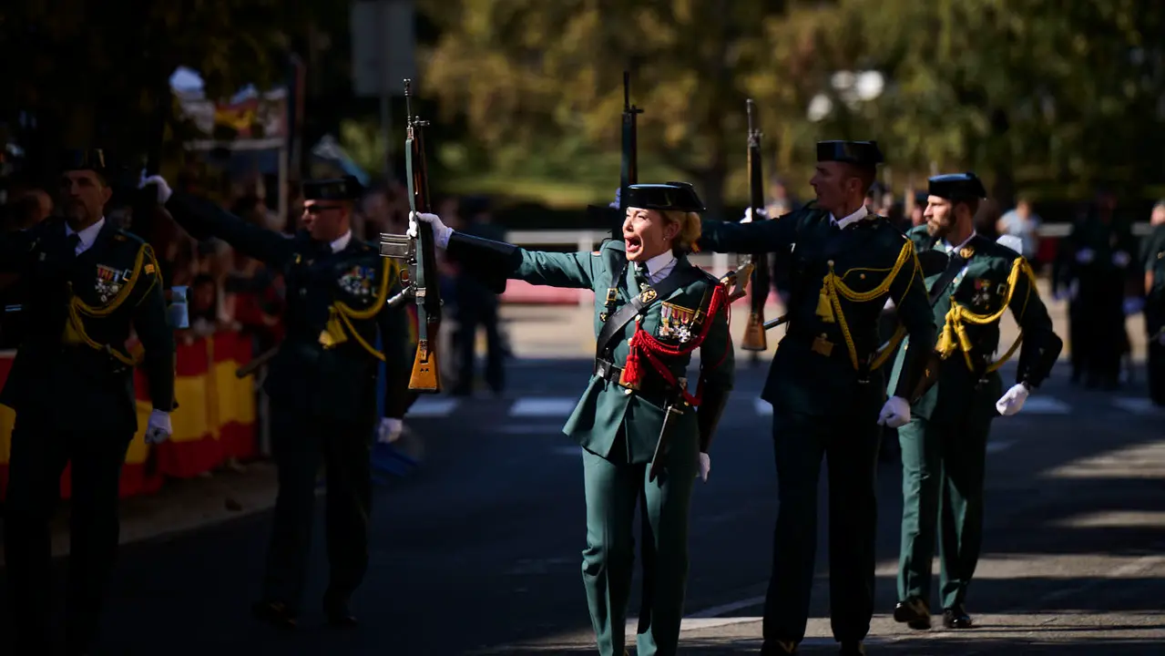 La Guardia Civil de Navarra celebra la festividad de su Patrona la Virgen del Pilar durante 2025. PABLO LASAOSA
