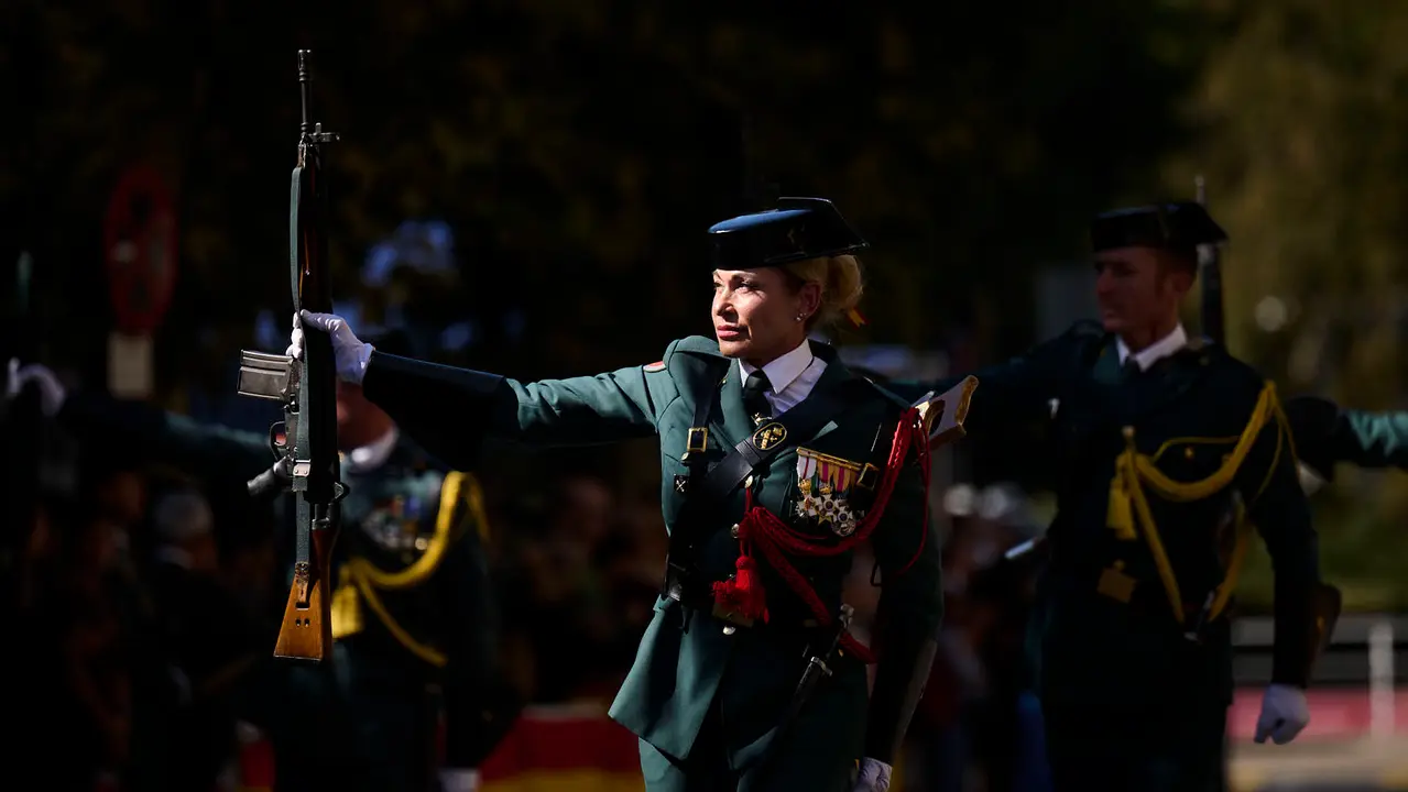 La Guardia Civil de Navarra celebra la festividad de su Patrona la Virgen del Pilar durante 2025. PABLO LASAOSA