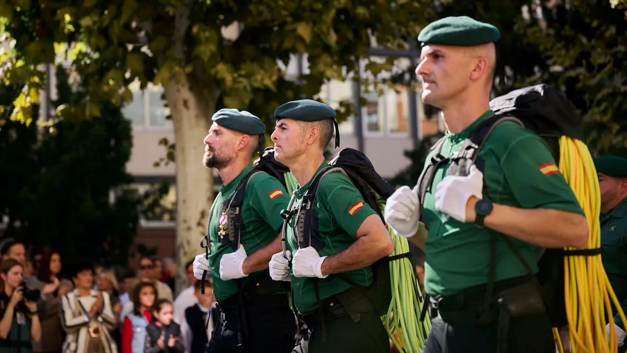 La Guardia Civil de Navarra celebra la festividad de su Patrona la Virgen del Pilar durante 2025. PABLO LASAOSA