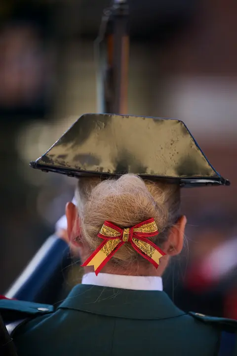 La Guardia Civil de Navarra celebra la festividad de su Patrona la Virgen del Pilar durante 2025. PABLO LASAOSA