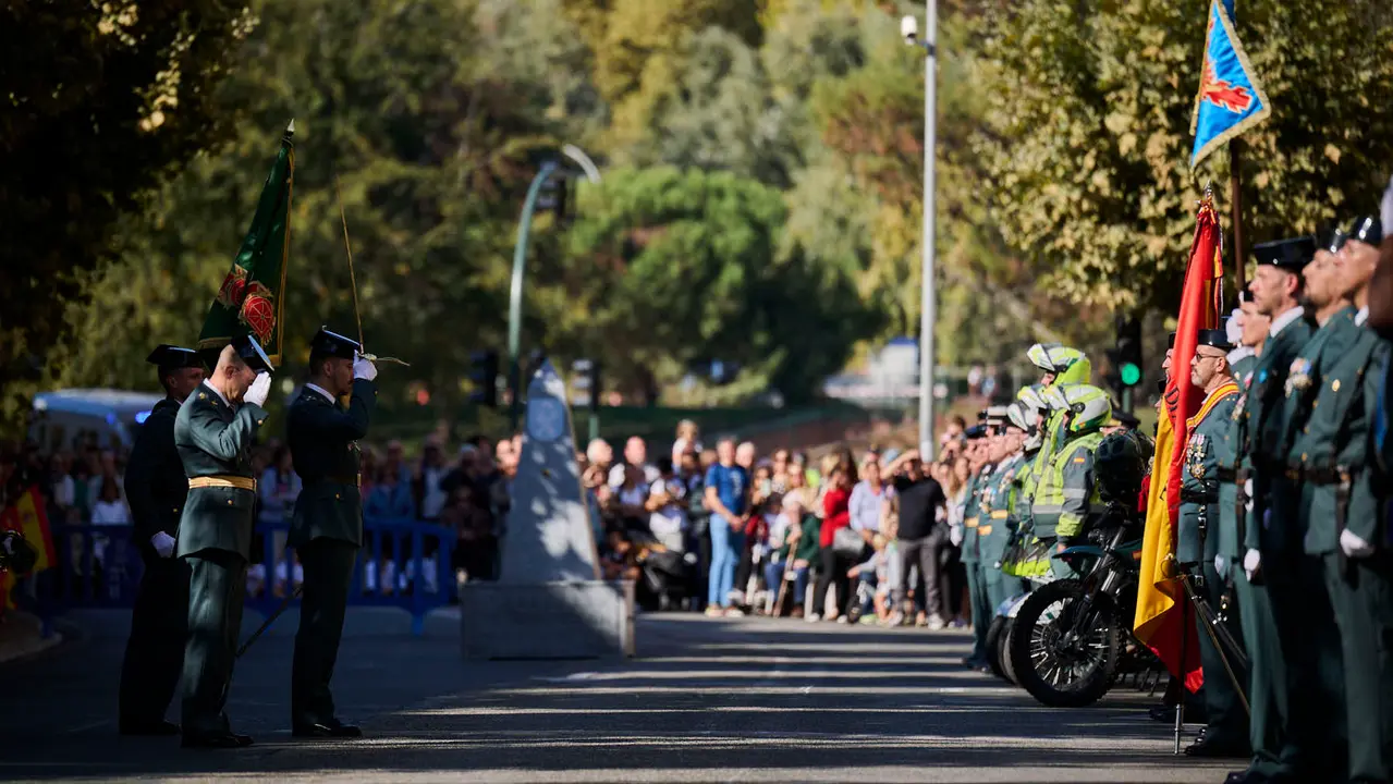 La Guardia Civil de Navarra celebra la festividad de su Patrona la Virgen del Pilar durante 2025. PABLO LASAOSA