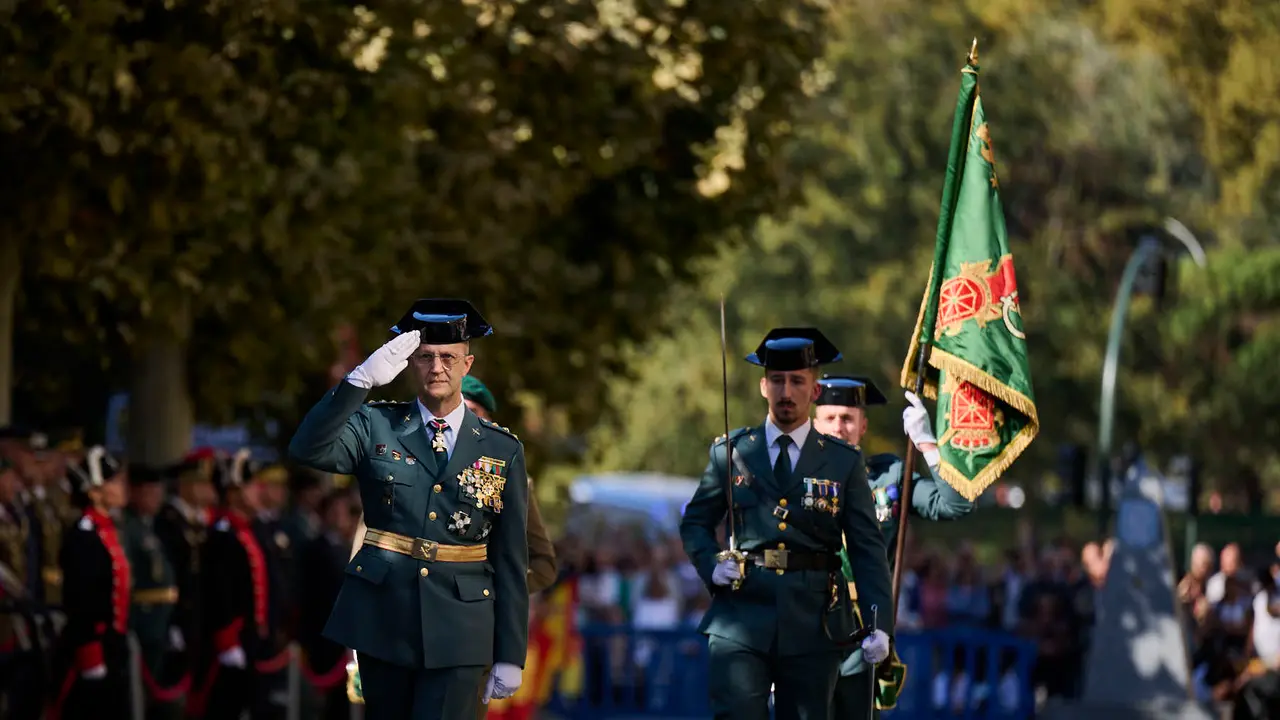 La Guardia Civil de Navarra celebra la festividad de su Patrona la Virgen del Pilar durante 2025. PABLO LASAOSA