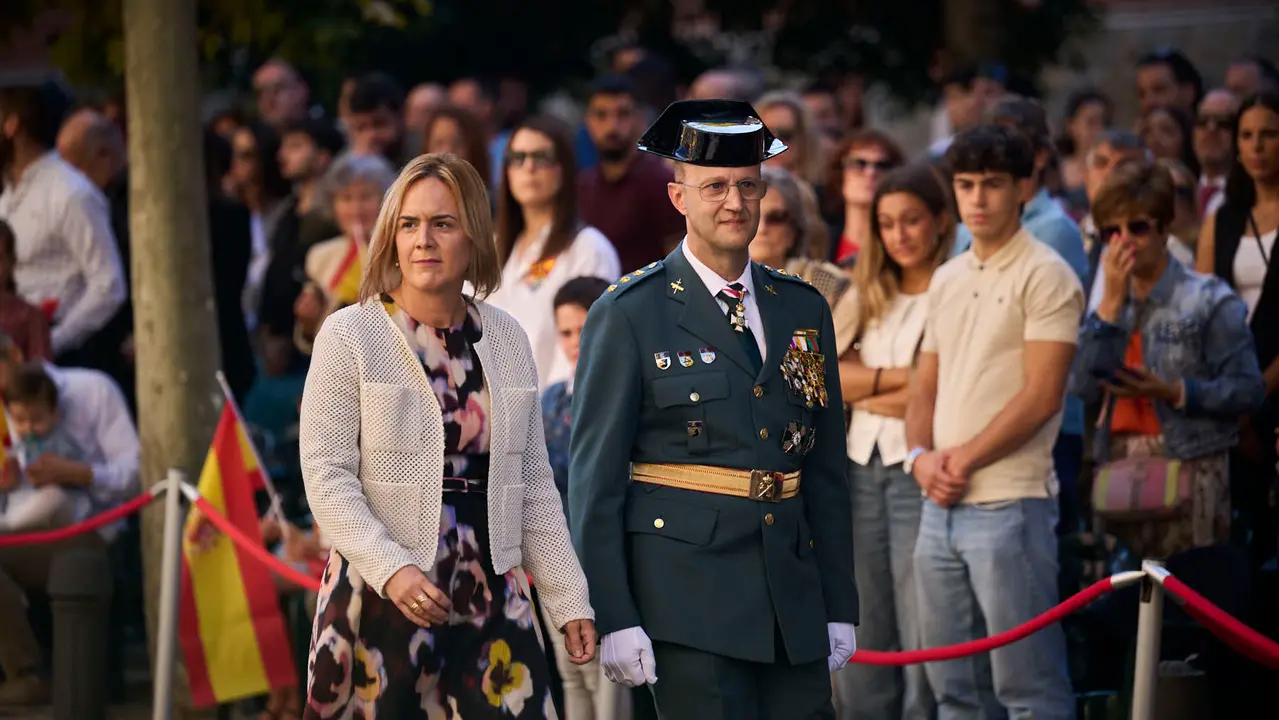 La Guardia Civil de Navarra celebra la festividad de su Patrona la Virgen del Pilar durante 2025. PABLO LASAOSA