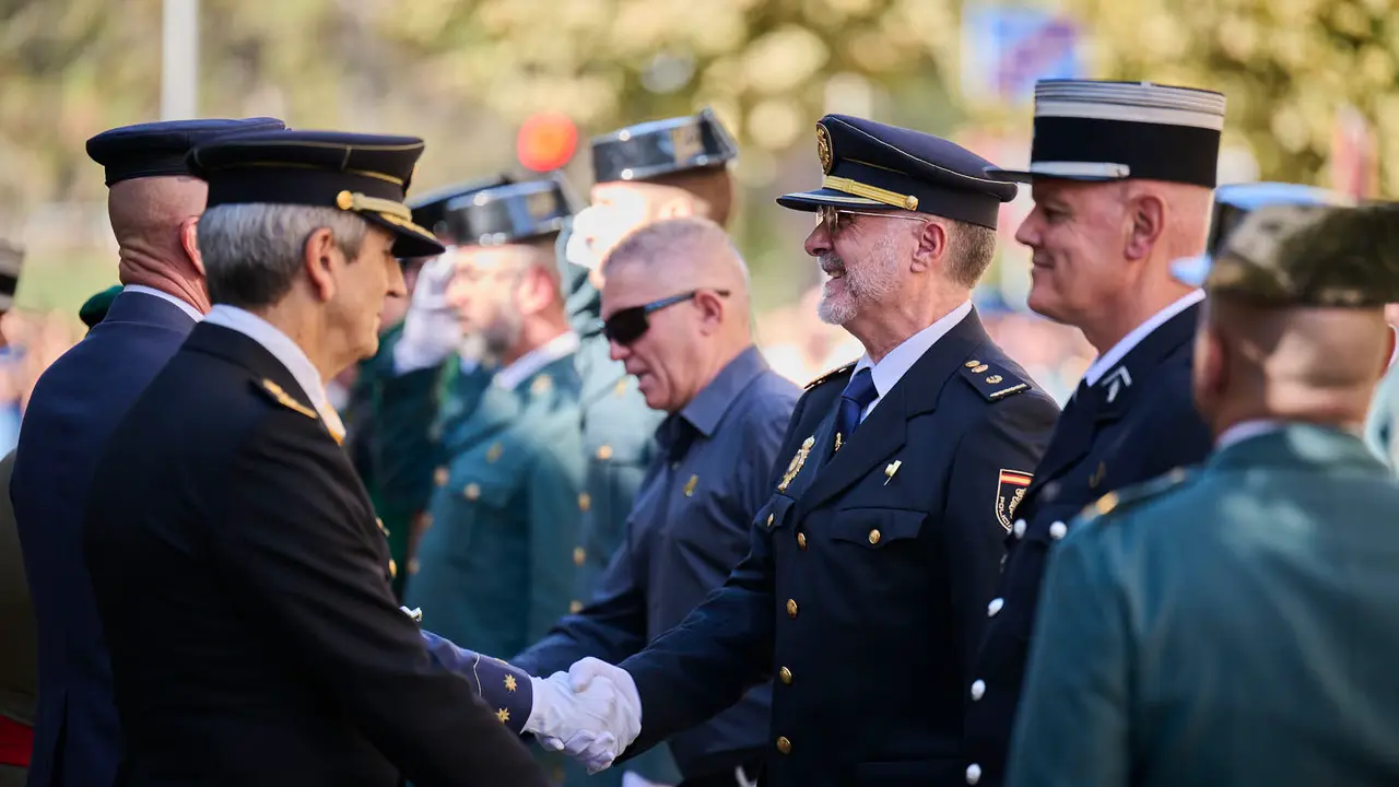 La Guardia Civil de Navarra celebra la festividad de su Patrona la Virgen del Pilar durante 2025. PABLO LASAOSA