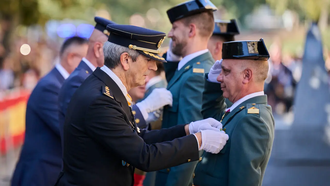 La Guardia Civil de Navarra celebra la festividad de su Patrona la Virgen del Pilar durante 2025. PABLO LASAOSA