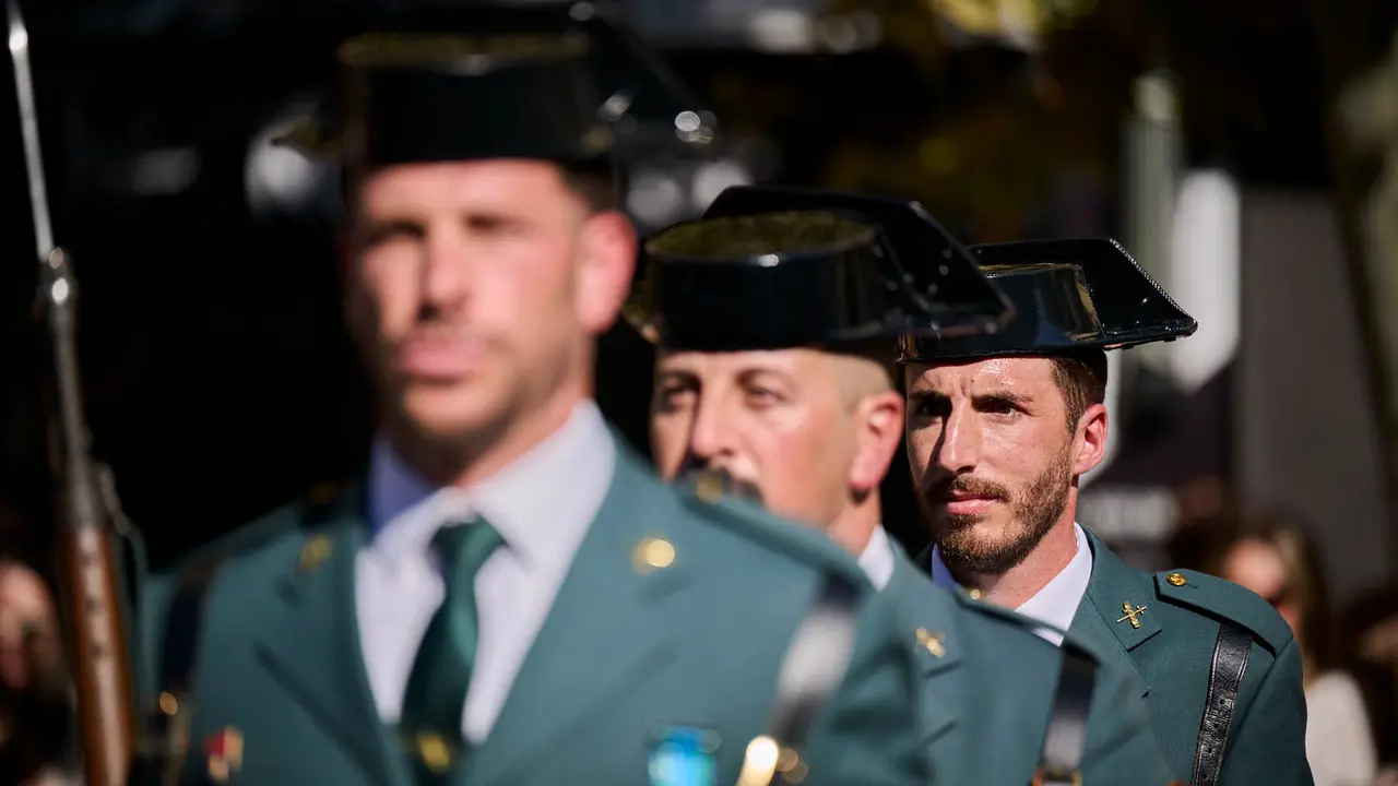 La Guardia Civil de Navarra celebra la festividad de su Patrona la Virgen del Pilar durante 2025. PABLO LASAOSA
