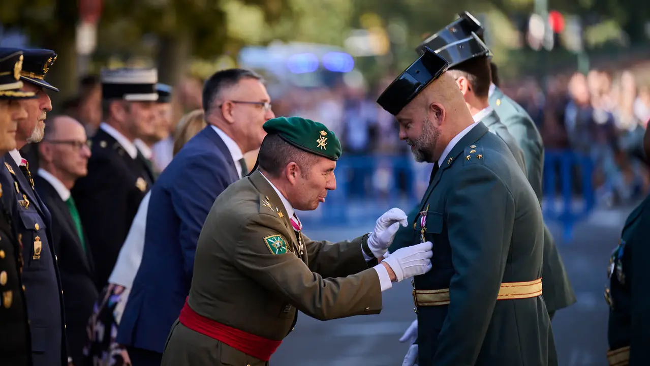 La Guardia Civil de Navarra celebra la festividad de su Patrona la Virgen del Pilar durante 2025. PABLO LASAOSA