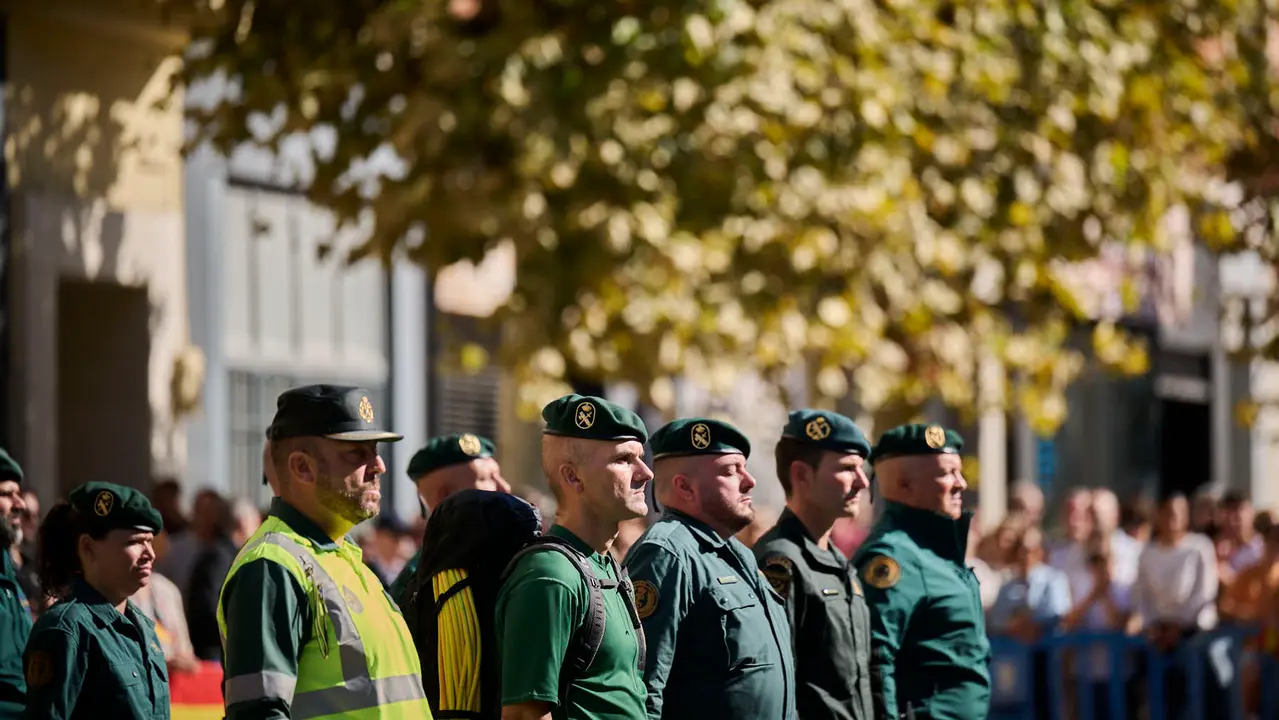 La Guardia Civil de Navarra celebra la festividad de su Patrona la Virgen del Pilar durante 2025. PABLO LASAOSA