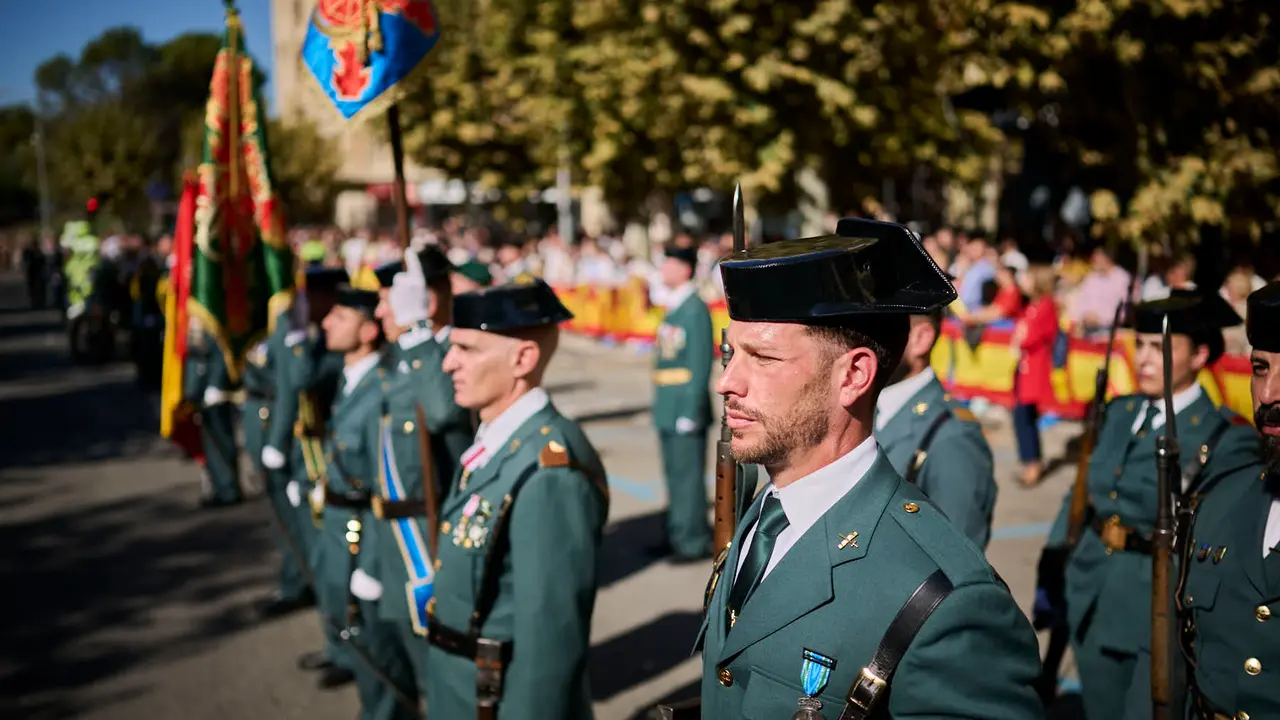 La Guardia Civil de Navarra celebra la festividad de su Patrona la Virgen del Pilar durante 2025. PABLO LASAOSA