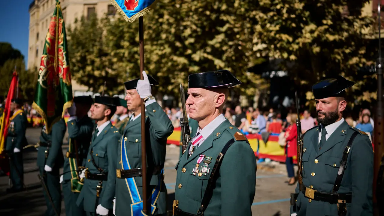 La Guardia Civil de Navarra celebra la festividad de su Patrona la Virgen del Pilar durante 2025. PABLO LASAOSA