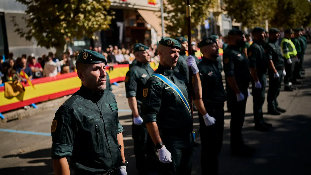 La Guardia Civil de Navarra celebra la festividad de su Patrona la Virgen del Pilar durante 2025. PABLO LASAOSA