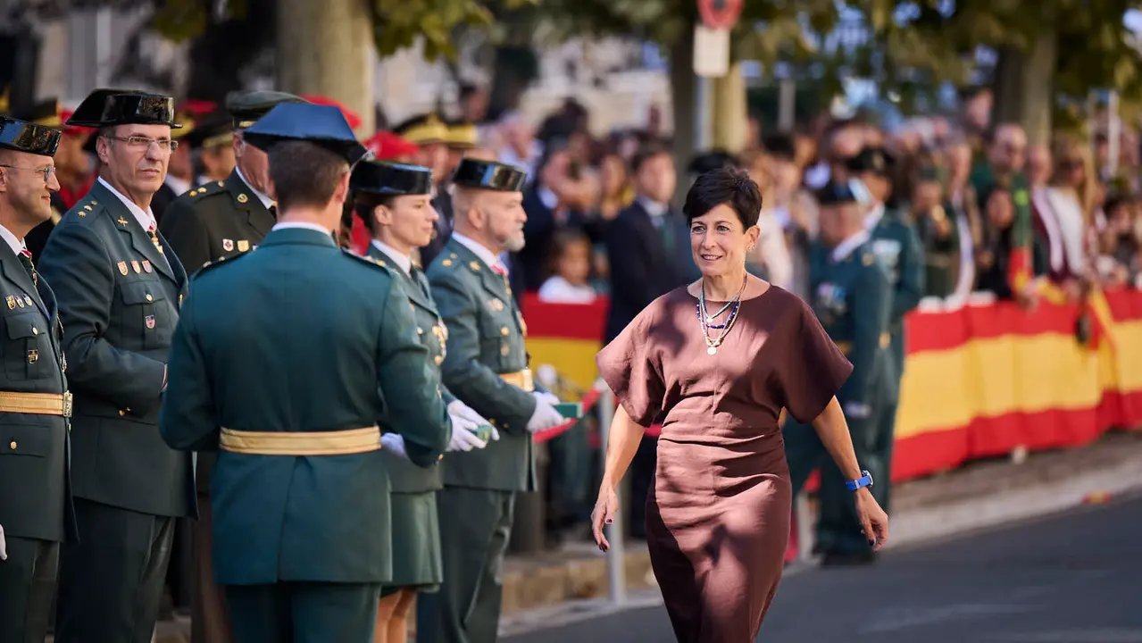 La Guardia Civil de Navarra celebra la festividad de su Patrona la Virgen del Pilar durante 2025. PABLO LASAOSA