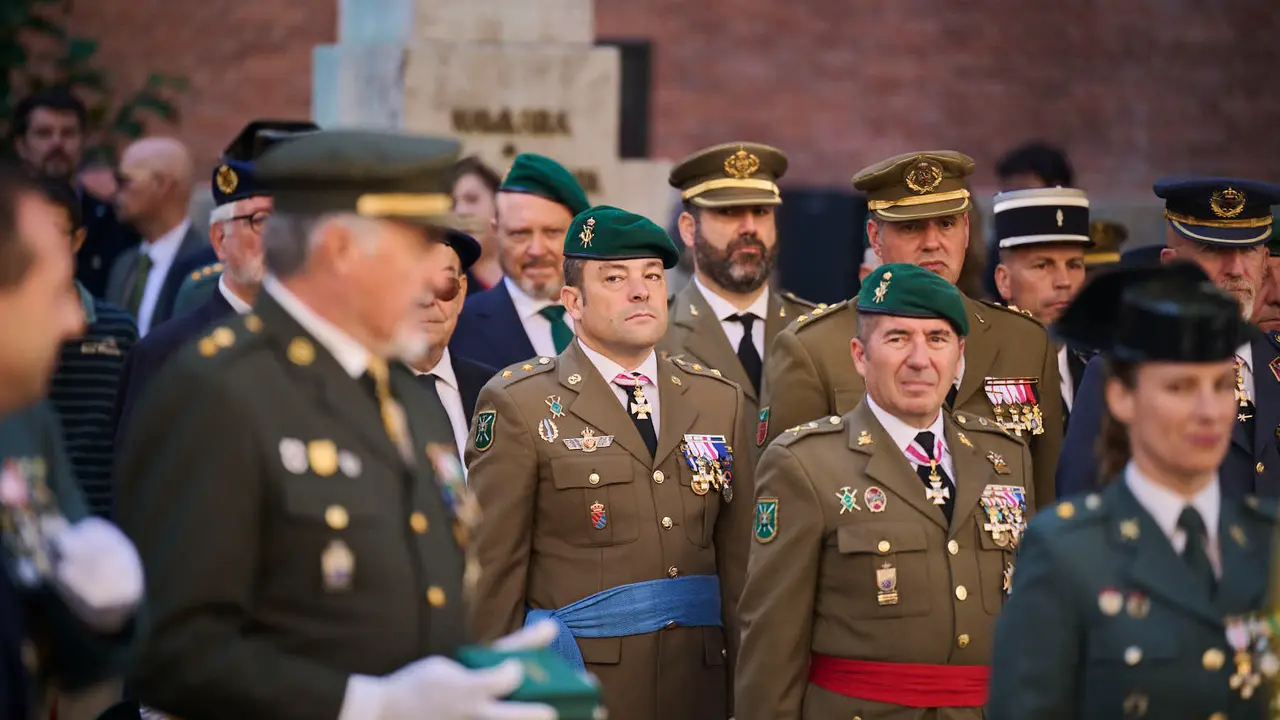 La Guardia Civil de Navarra celebra la festividad de su Patrona la Virgen del Pilar durante 2025. PABLO LASAOSA