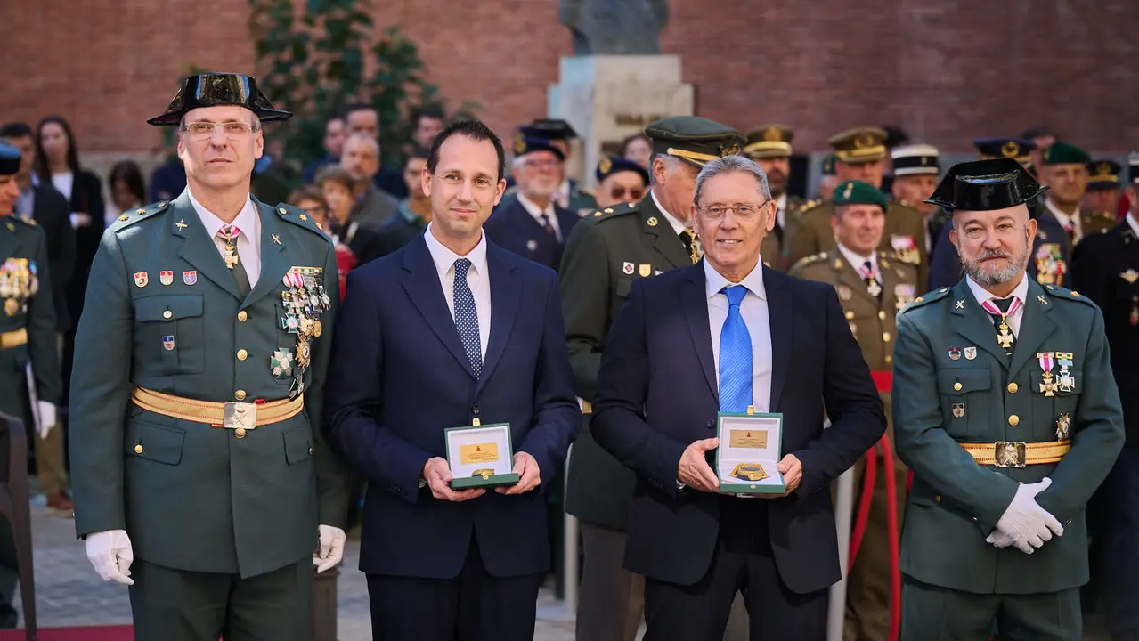 La Guardia Civil de Navarra celebra la festividad de su Patrona la Virgen del Pilar durante 2025. PABLO LASAOSA