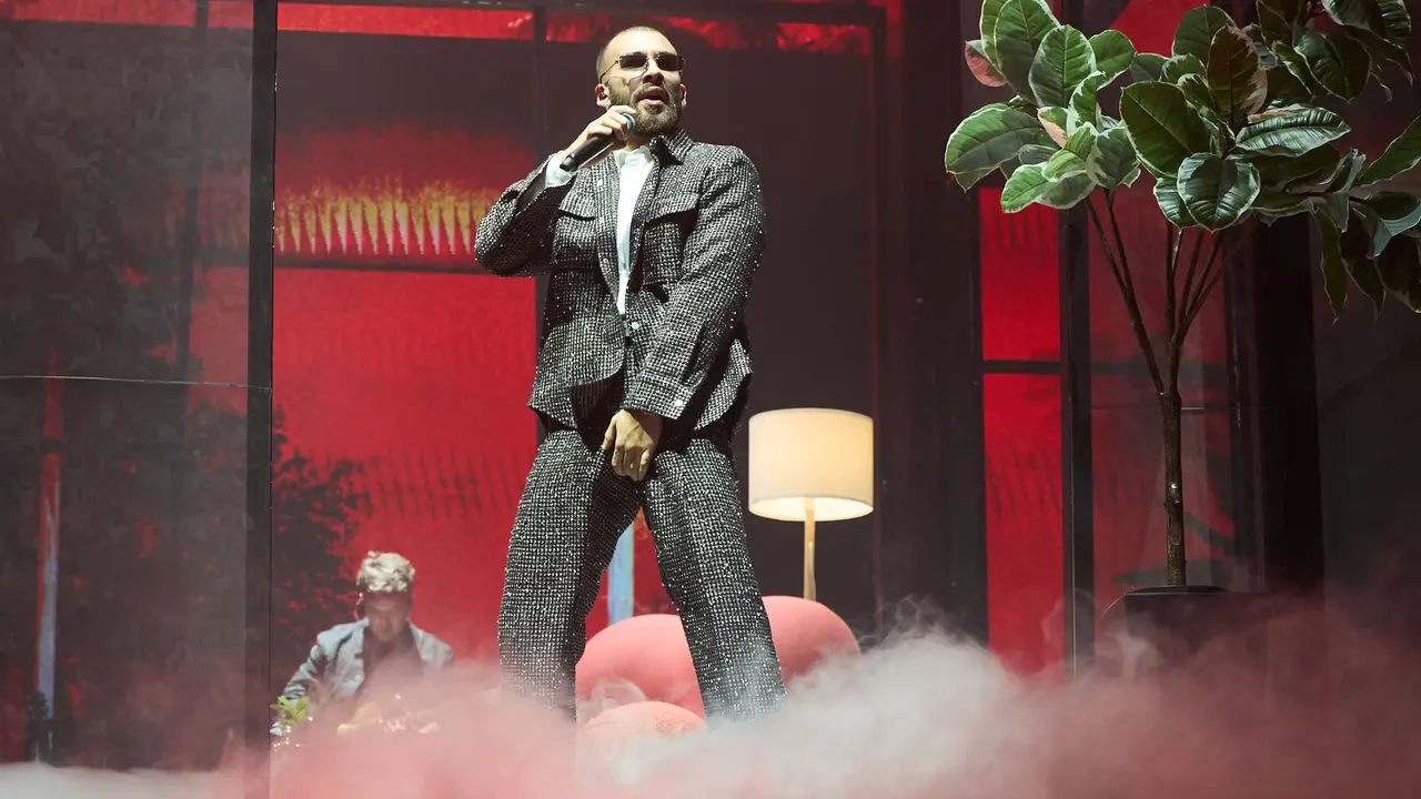 Concierto de Manuel Turizo en el Navarra Arena dentro de su Tour Apartamento 201. IÑIGO ALZUGARAY