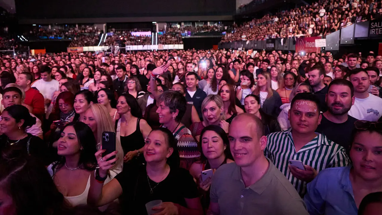 Concierto de Manuel Turizo en el Navarra Arena dentro de su Tour Apartamento 201. IÑIGO ALZUGARAY