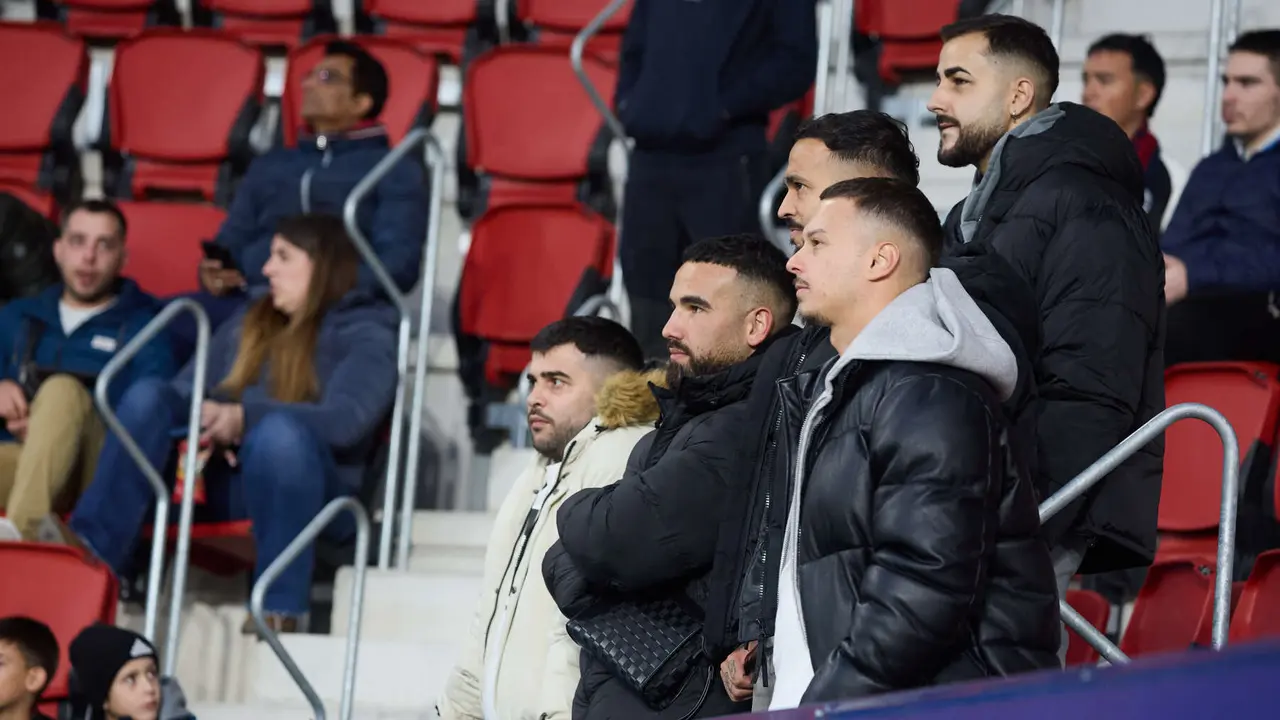 La grada del estadio de El Sadar durante el partido de La Liga EA Sports entre CA Osasuna y RC Celta disputado en Pamplona. IÑIGO ALZUGARAY