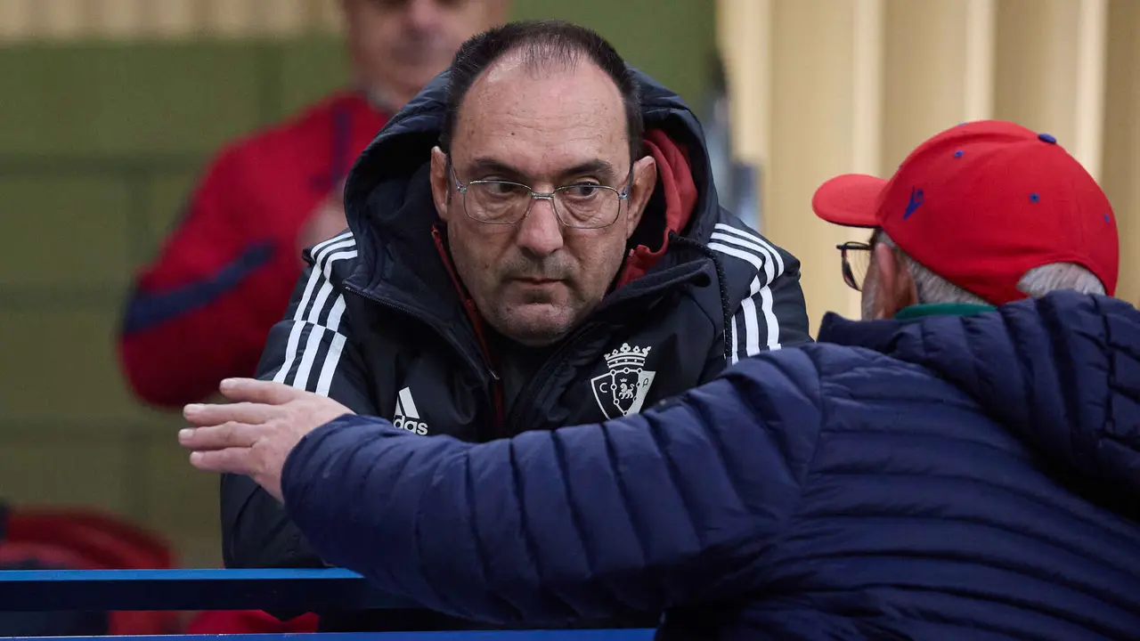 La grada del estadio de El Sadar durante el partido de La Liga EA Sports entre CA Osasuna y RC Celta disputado en Pamplona. IÑIGO ALZUGARAY