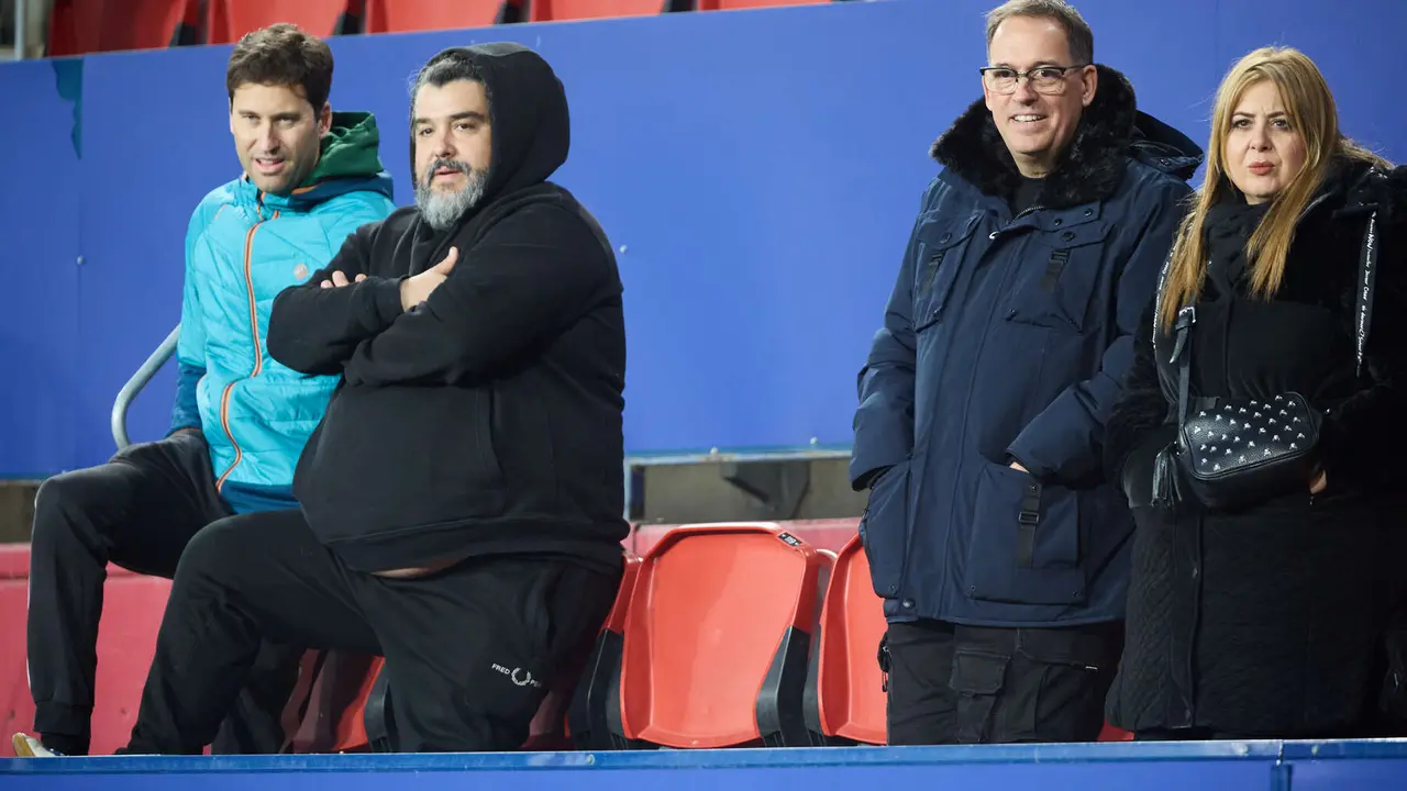 La grada del estadio de El Sadar durante el partido de La Liga EA Sports entre CA Osasuna y RC Celta disputado en Pamplona. IÑIGO ALZUGARAY