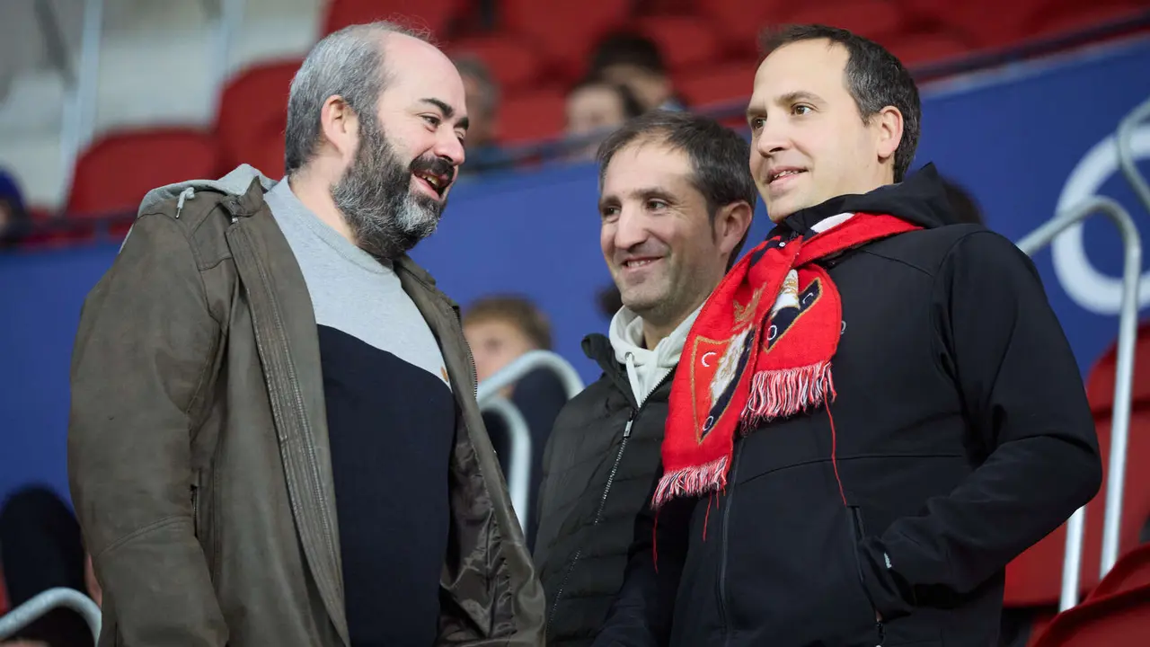 La grada del estadio de El Sadar durante el partido de La Liga EA Sports entre CA Osasuna y RC Celta disputado en Pamplona. IÑIGO ALZUGARAY