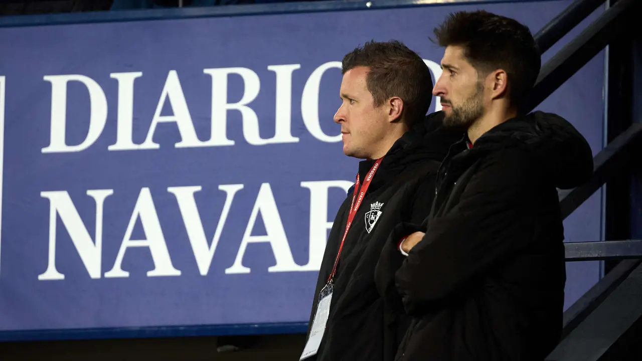La grada del estadio de El Sadar durante el partido de La Liga EA Sports entre CA Osasuna y RC Celta disputado en Pamplona. IÑIGO ALZUGARAY