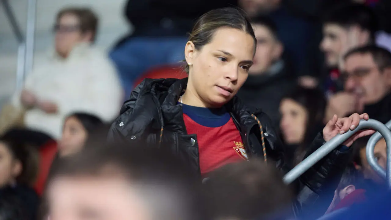 La grada del estadio de El Sadar durante el partido de La Liga EA Sports entre CA Osasuna y RC Celta disputado en Pamplona. IÑIGO ALZUGARAY