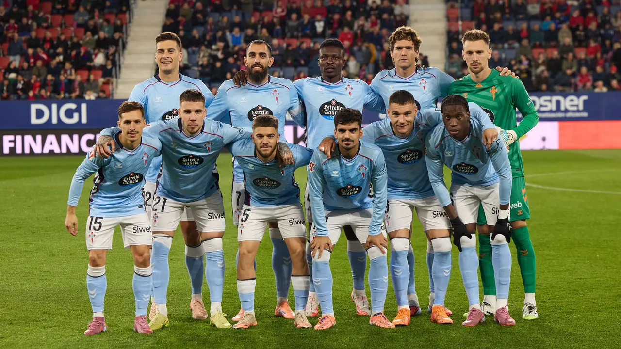 Partido de La Liga EA Sports entre CA Osasuna y RC Celta disputado en el estadio de El Sadar en Pamplona. IÑIGO ALZUGARAY
