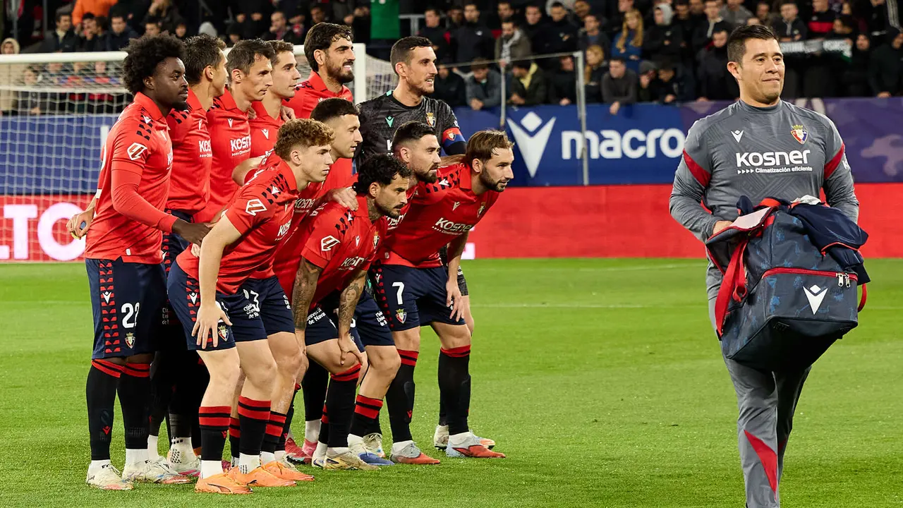 Partido de La Liga EA Sports entre CA Osasuna y RC Celta disputado en el estadio de El Sadar en Pamplona. IÑIGO ALZUGARAY