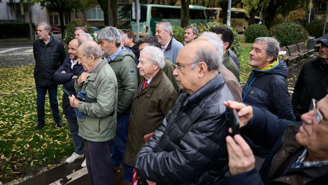 Homenaje a José Joaquín Arazuri en el 25º aniversario de su fallecimiento, organizado por la Sociedad Napardi. PABLO LASAOSA
