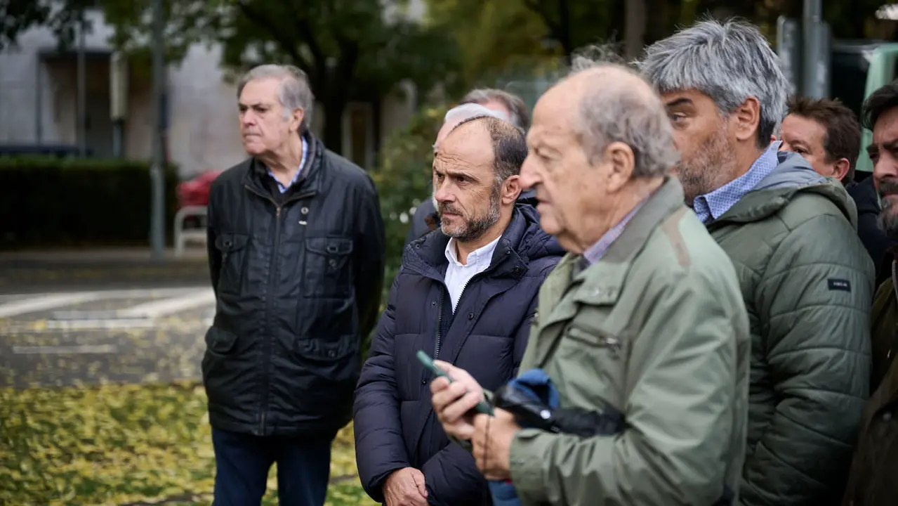 Homenaje a José Joaquín Arazuri en el 25º aniversario de su fallecimiento, organizado por la Sociedad Napardi. PABLO LASAOSA