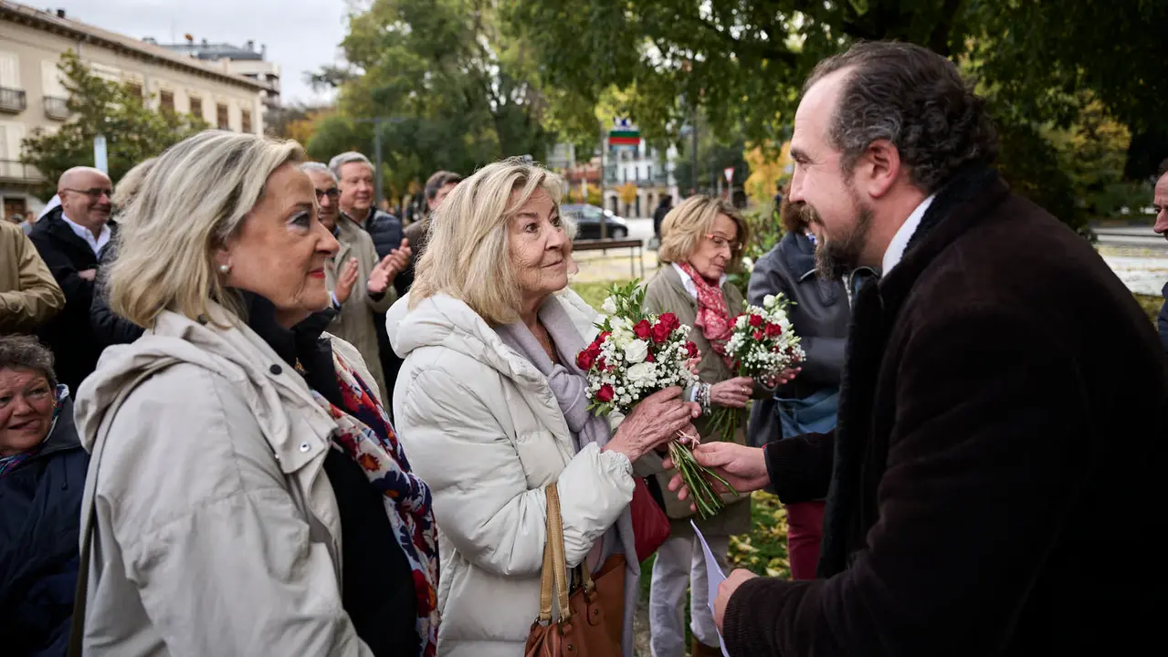 Homenaje a José Joaquín Arazuri en el 25º aniversario de su fallecimiento, organizado por la Sociedad Napardi. PABLO LASAOSA