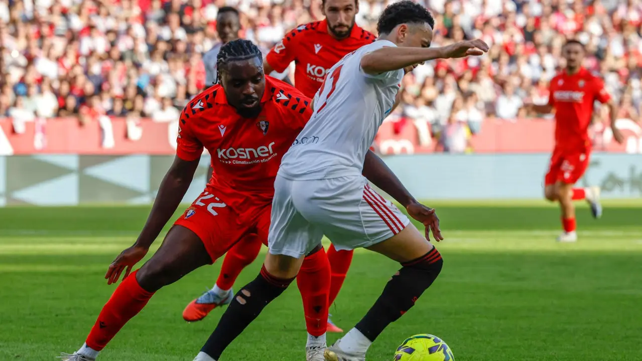 Boyomo en el Sevilla Osasuna. EFE