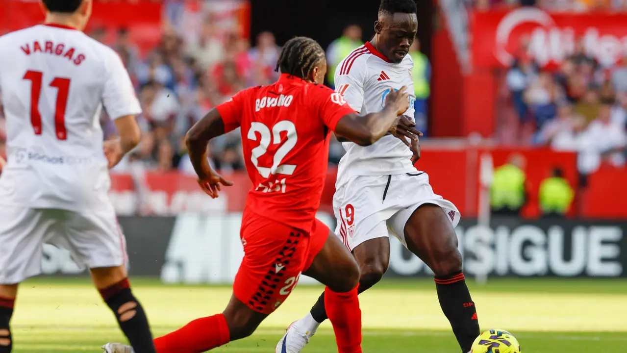 Boyomo en el Sevilla Osasuna. EFE